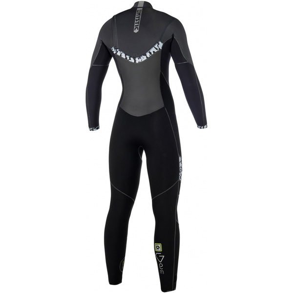 2019 Mystic Gem Womens 5/3mm Chest Zip Wetsuit BLACK 180021